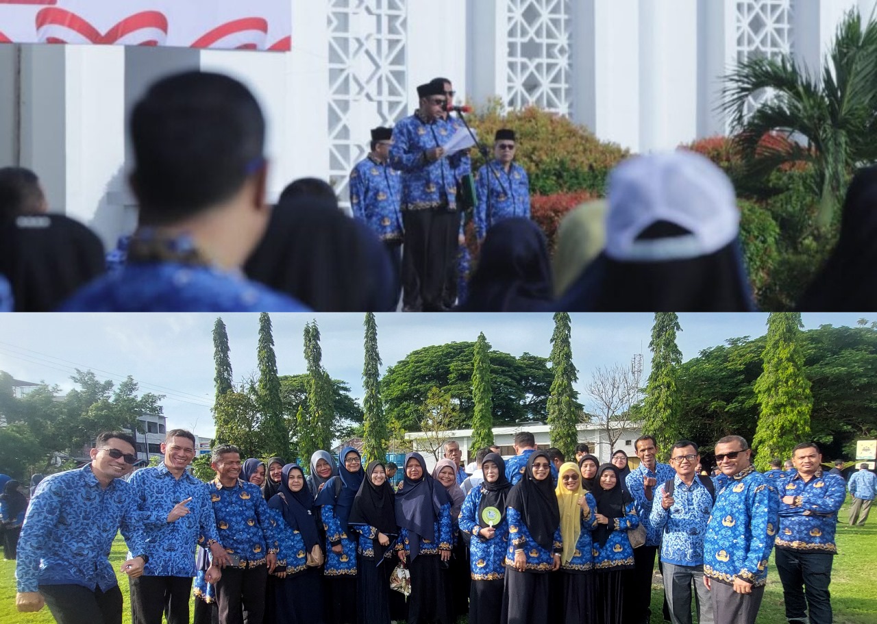 Fakultas Sains dan Teknologi Berpartisipasi dalam Upacara Harkitnas ke-117 UIN Ar-Raniry Banda Aceh