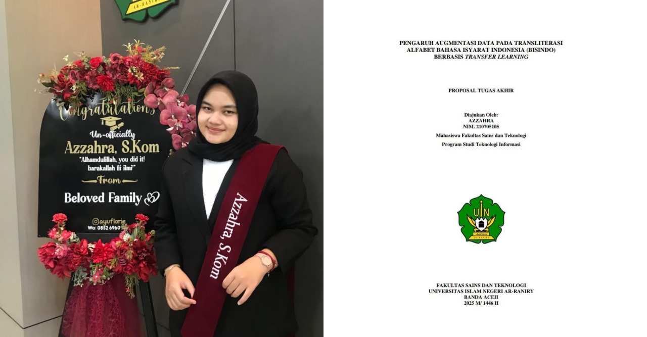 Inovasi Tugas Akhir Azzahra, Mahasiswa TI: Optimalkan Translasi Bahasa Isyarat Lewat Augmentasi