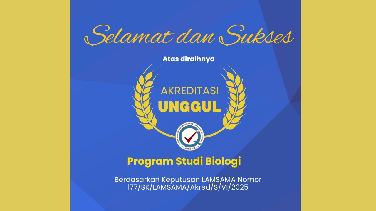 "UNGGUL! Prodi Biologi FST UIN Ar-Raniry Cetak Sejarah Baru dalam Akreditasi"