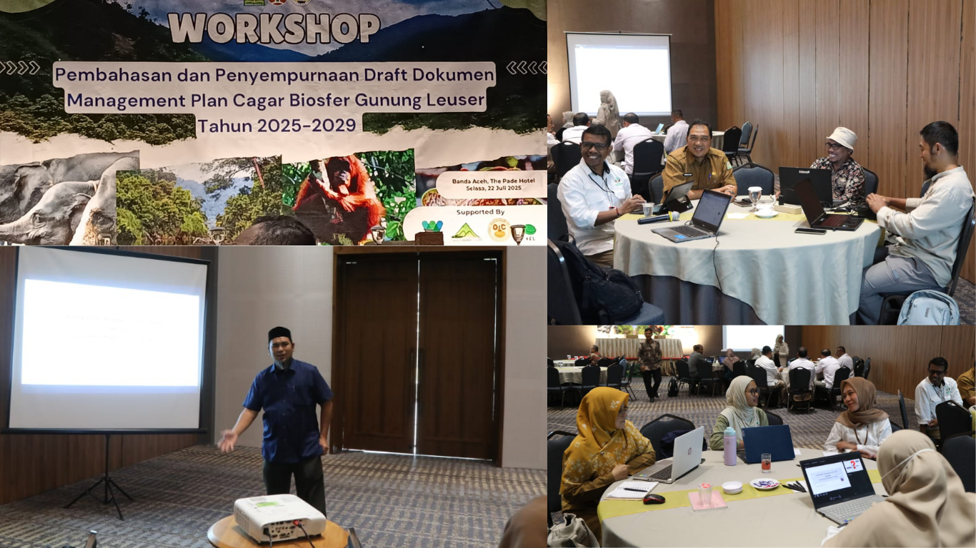 Ketua Prodi Biologi UIN Ar-Raniry Fasilitasi Penyempurnaan Draft Dokumen Management Plan Cagar Biosfer Gunung Leuser 2025-2029