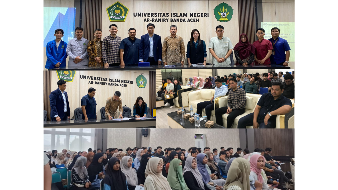 Prodi Arsitektur FST UIN Ar-Raniry Sukses Gelar Kuliah Umum yang Bertajuk: Inovasi dan Fungsi Kaca Safety dalam Dunia Arsitektur