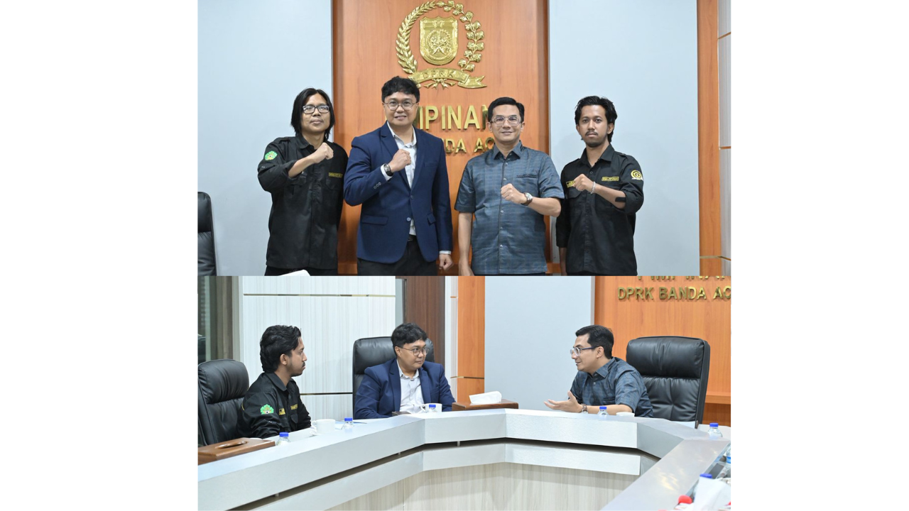 Bangun Sinergi, Senat Mahasiswa FST Didampingi Wakil Dekan III Audiensi ke Ketua DPRK Banda Aceh